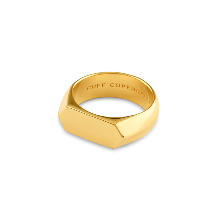 Billie Signet Ring Gold