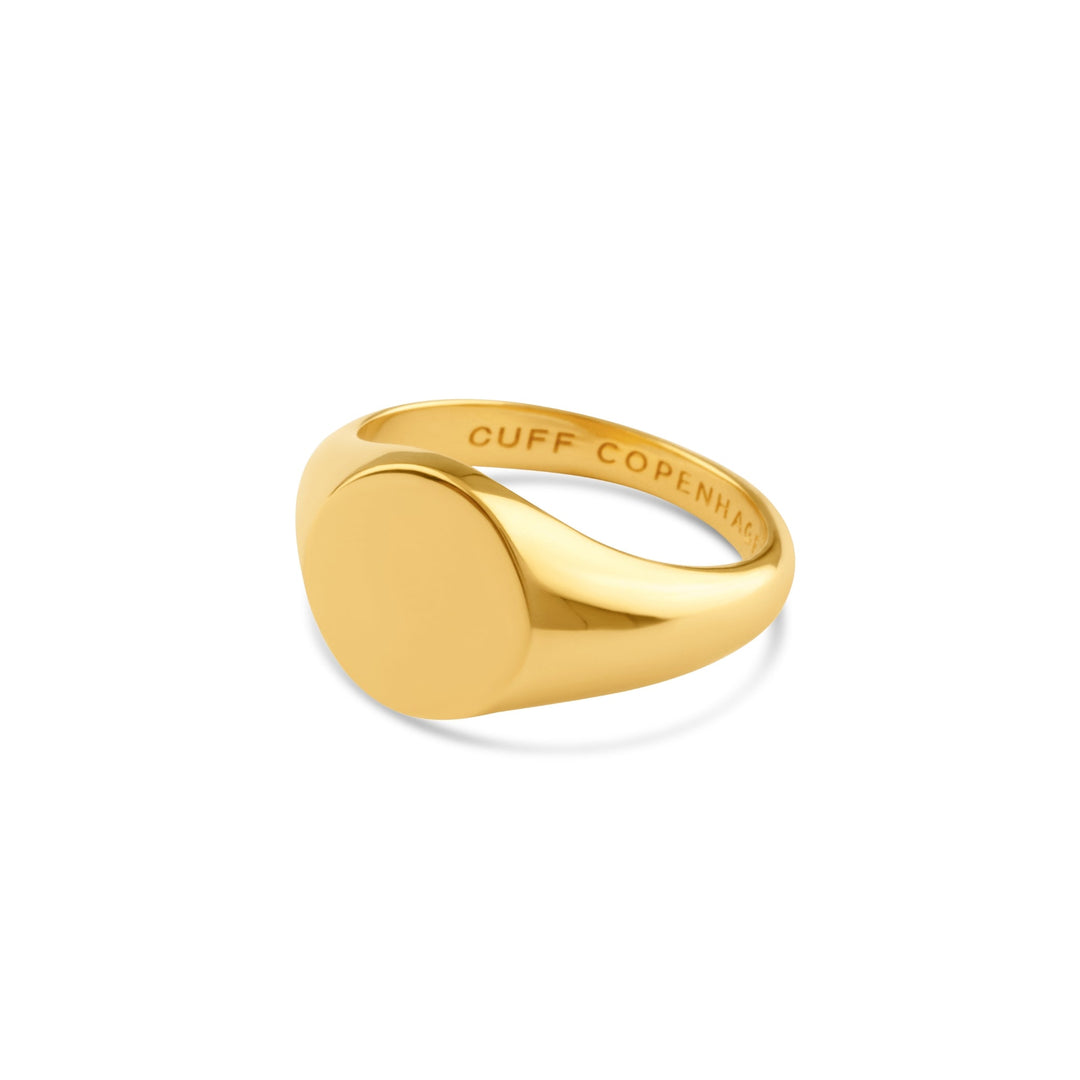 Ellery Signet Ring Gold 18K