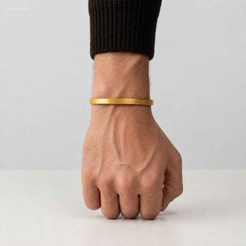 Bruce Bracelet Slim Gold