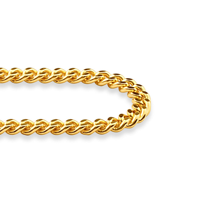 Curb Bracelet Slim Gold
