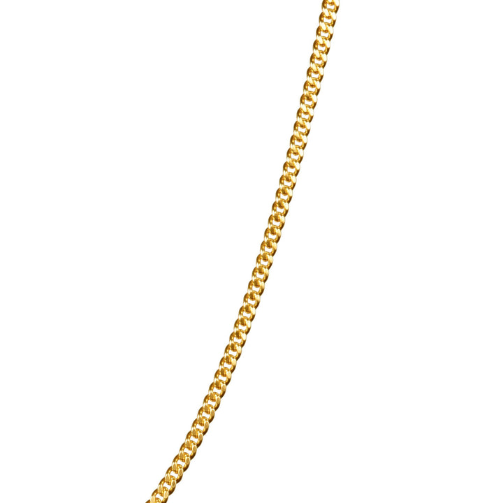Curb Necklace S Gold