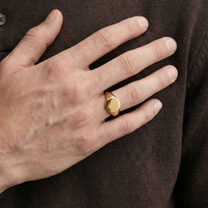 Ellery Signet Ring Gold