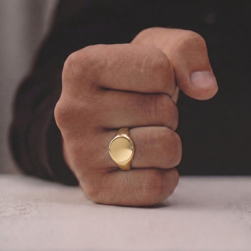 Ellery Signet Ring Gold