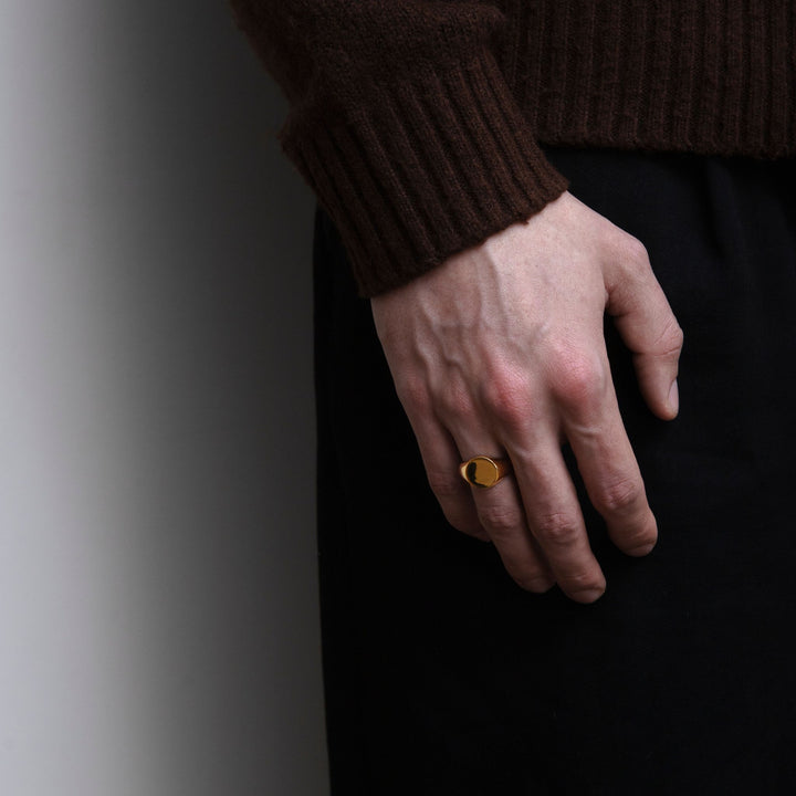 Ellery Signet Ring Gold