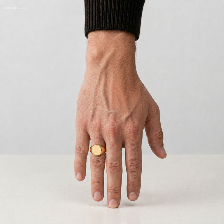 Ellery Signet Ring Gold