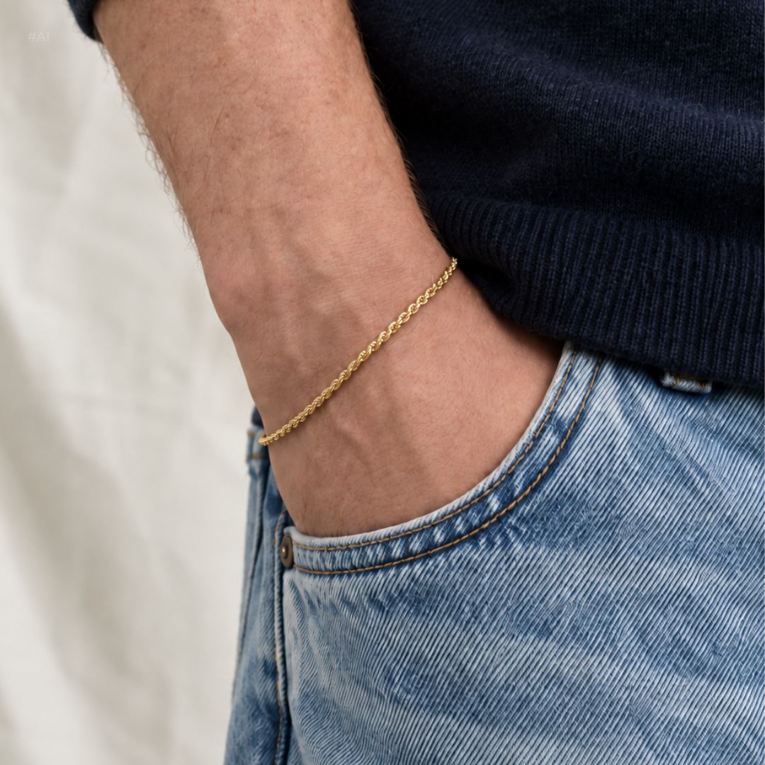 Rope Bracelet Gold