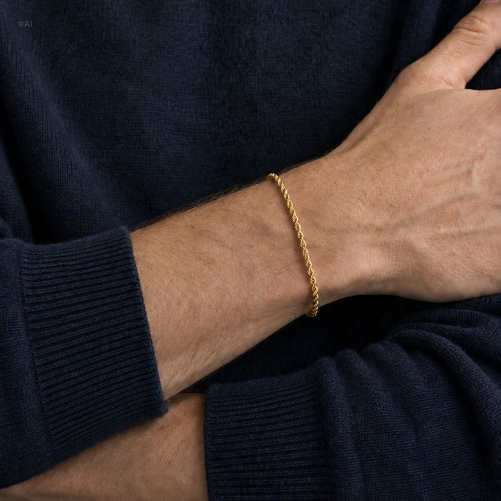Rope Bracelet Gold