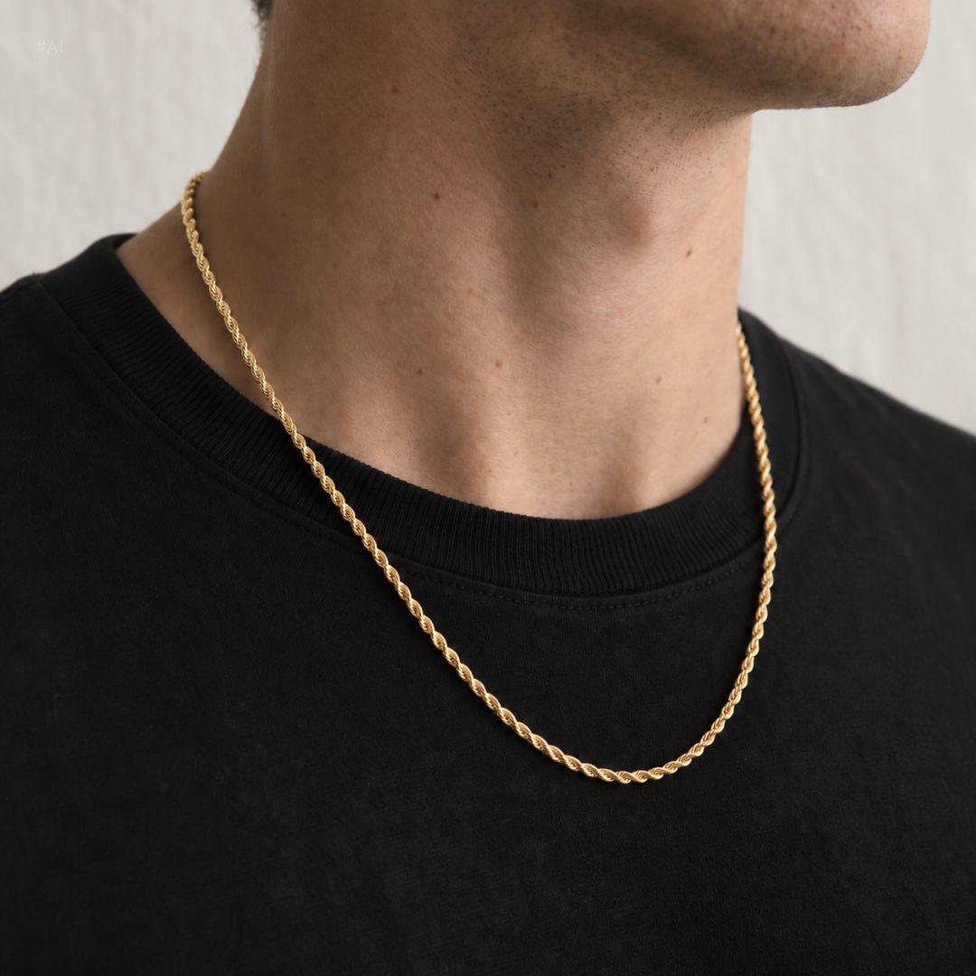 Rope Necklace Gold